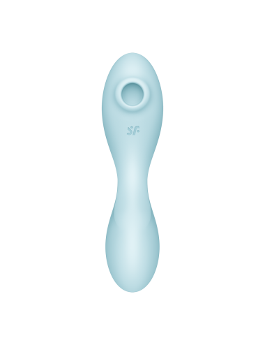 Vibromasseur connecté 3 en 1 Bleu USB Curvy Trinity 5 - CC597823