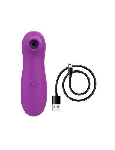 Vibromasseur par vibrations sur membrane rechargeable USB violet 10 vitesses de voyage - ZK003CPUR