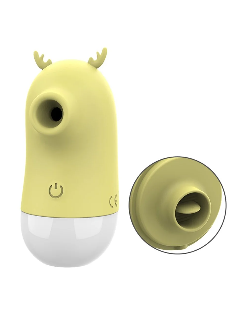 2 en 1 Stimulateur clitoridien par vibrations et par langue USB Cerf - BOZ-051 2 en 1 Stimulateur clitoridien par vibrations et par langue USB Cerf - BOZ-051