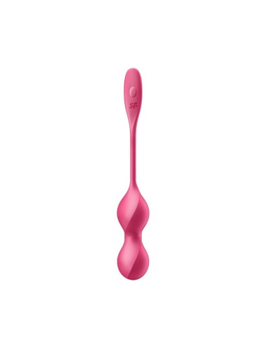 Boules de Geisha vibrantes télécommandées fushia Love Birds 2 Satisfyer - CC597866