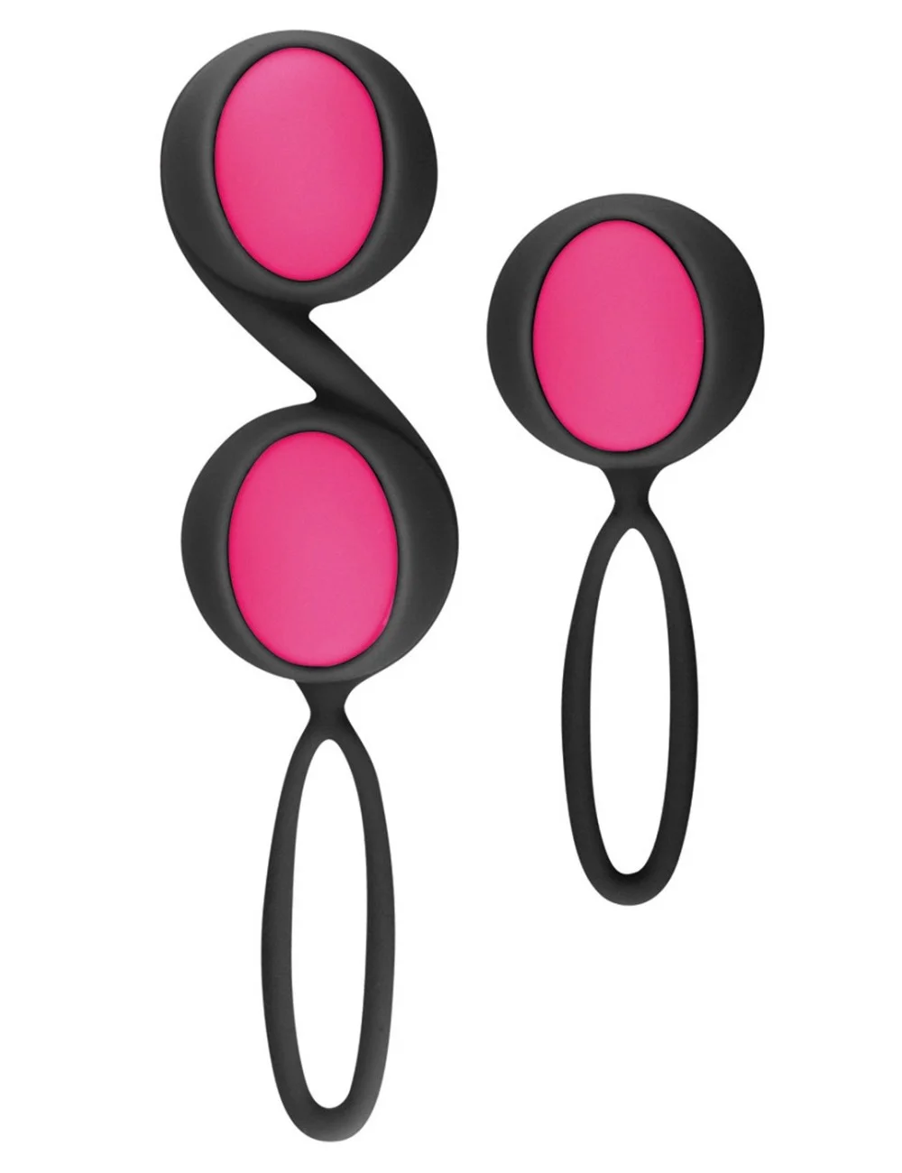 Set de boules de Geisha noires roses à billes amovibles - CC5260020010 Set de boules de Geisha noires roses à billes amovibles - CC5260020010