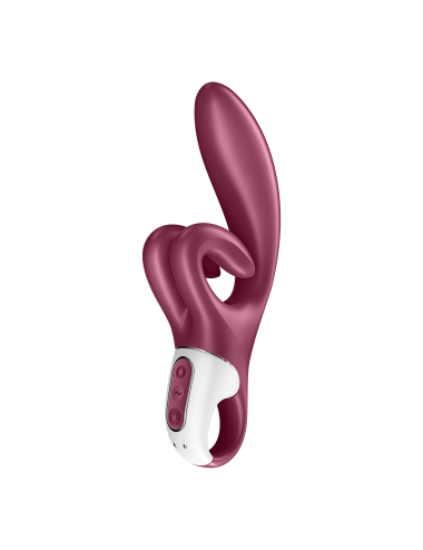 Vibromasseur rabbit point G rouge double stimulation clitoridienne Touch Me Satisfyer - CC597811SA