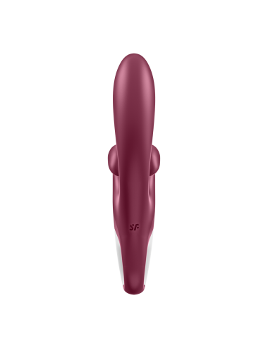Vibromasseur rabbit point G rouge double stimulation clitoridienne Touch Me Satisfyer - CC597811SA