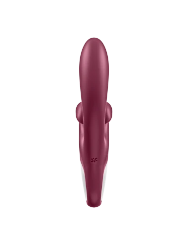 Vibromasseur rabbit point G rouge double stimulation clitoridienne Touch Me Satisfyer - CC597811SA