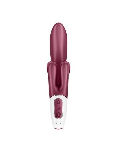 Vibromasseur rabbit point G rouge double stimulation clitoridienne Touch Me Satisfyer - CC597811SA