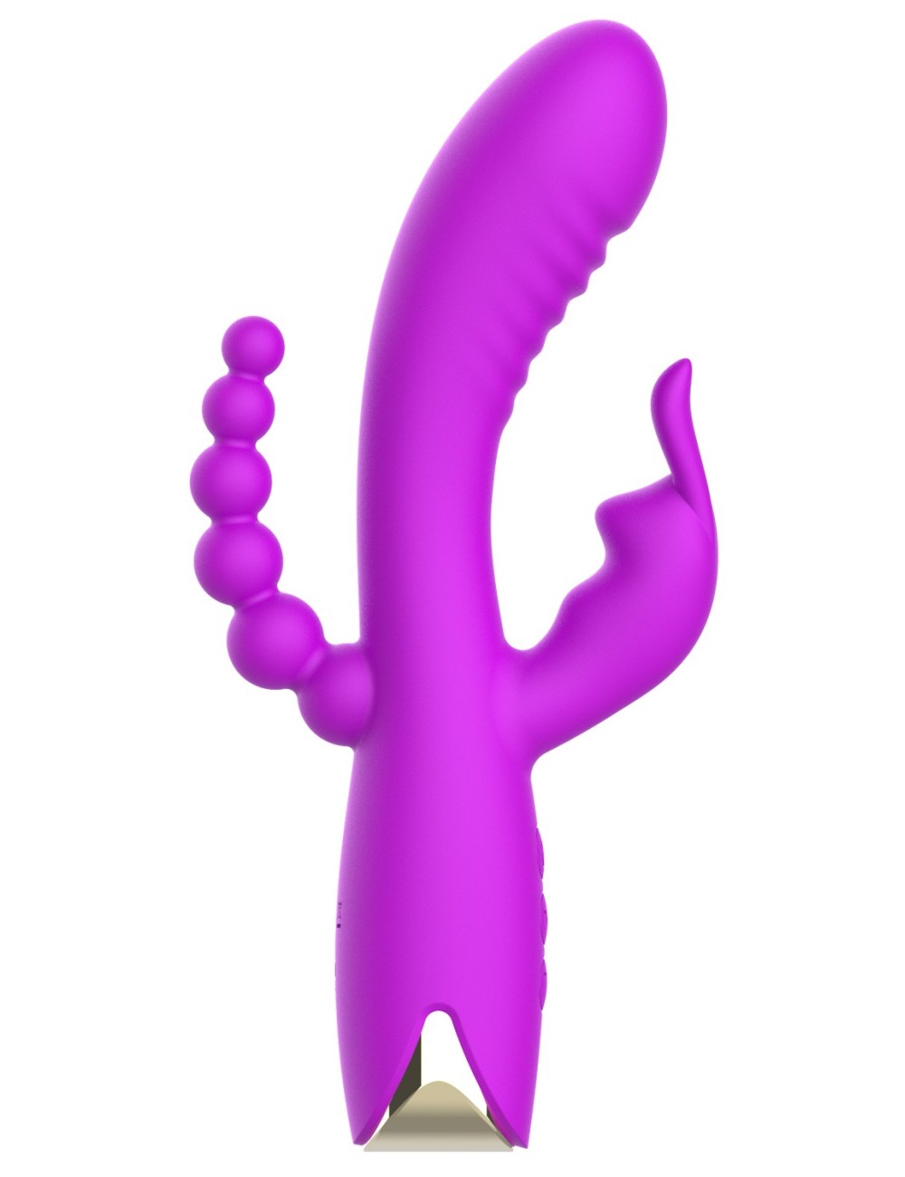 Vibromasseur triple stimulation très puissant violet USB - WS-NV062PUR Vibromasseur triple stimulation très puissant violet USB - WS-NV062PUR