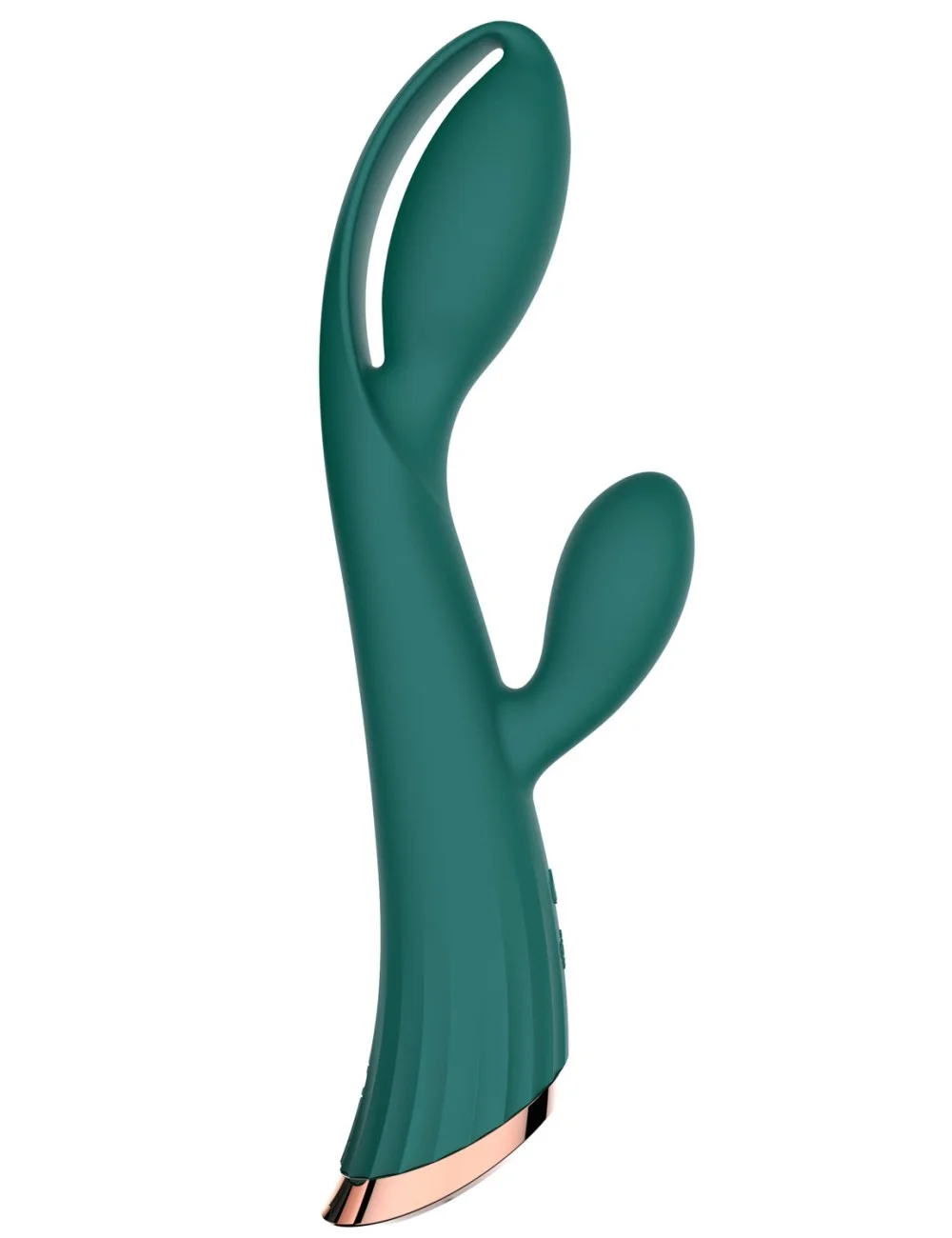 Vibromasseur vert avec stimulateur de clitoris LRIS USB - LRISGREEN Vibromasseur vert avec stimulateur de clitoris LRIS USB - LRISGREEN