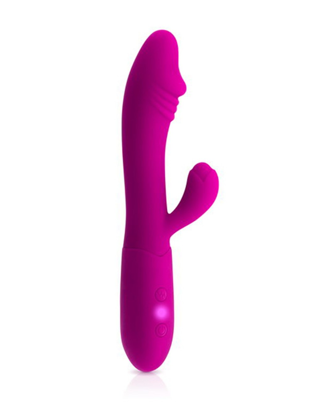 Vibromasseur rabbit Becca rose USB avec gland stimulant 10 programmes - CC531061 Vibromasseur rabbit Becca rose USB avec gland stimulant 10 programmes - CC531061