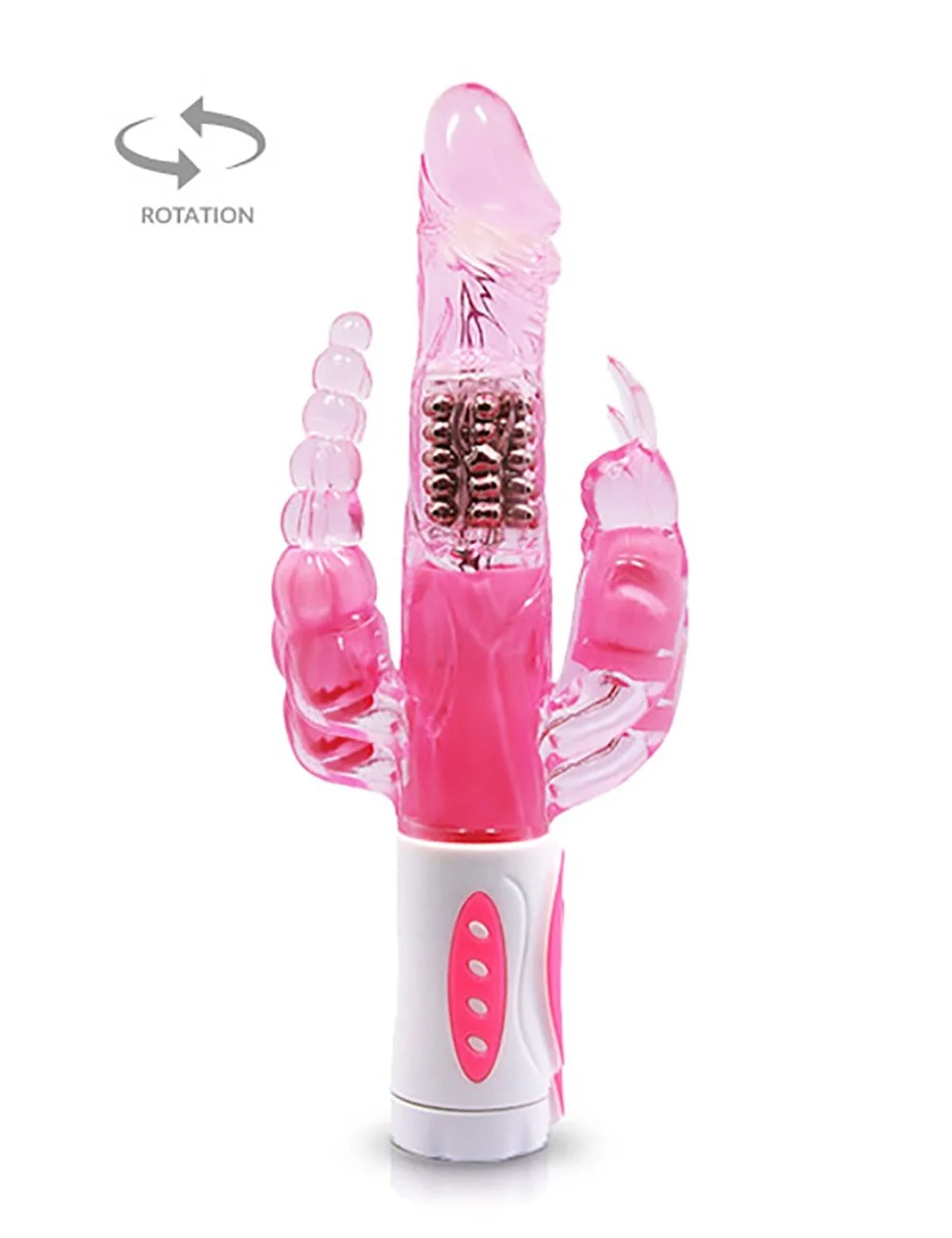 Vibromasseur rabbit rotatif triple stimulation - CC530136 Vibromasseur rabbit rotatif triple stimulation - CC530136