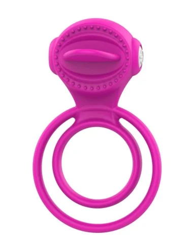 Anneau vibrant à 2 anneaux 1 mode de vibration très extensible rose - COR-043FUS