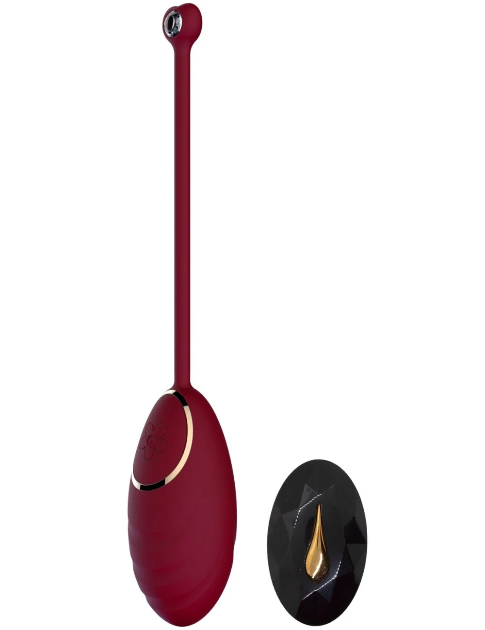 Œuf vibrant rouge avec télécommande USB - DAISYRED Œuf vibrant rouge avec télécommande USB - DAISYRED
