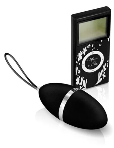 Oeuf vibrant noir 10 vitesses télécommande écran LCD - CC5720000010