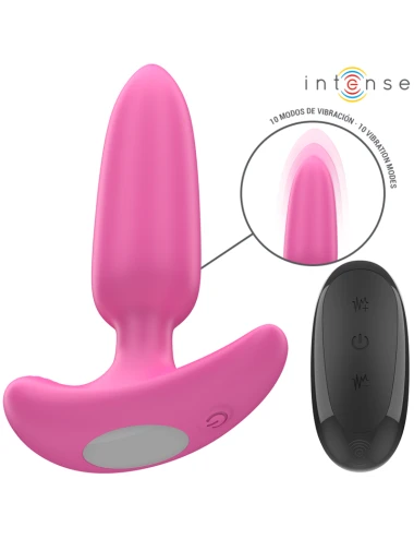 INTENSE - ROSS ANAL PLUG 10 VIBRATIONS ROSE TÉLÉCOMMANDE