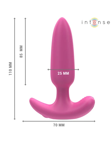 INTENSE - ROSS ANAL PLUG 10 VIBRATIONS ROSE TÉLÉCOMMANDE