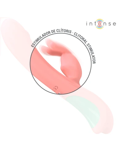 INTENSE - RACHEL VIBRATEUR RABBIT 5 VIBRATIONS ROSE