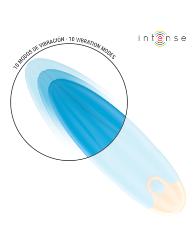 INTENSE - MIKE BULLET VIBRANT 10 VIBRATIONS TÉLÉCOMMANDE BLEUE