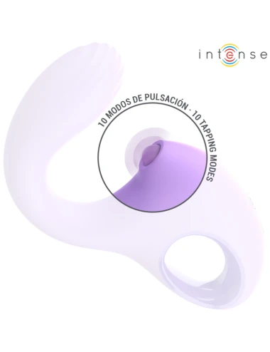 INTENSE - BAXTER VIBRATEUR & STIMULATEUR VIOLET TÉLÉCOMMANDE