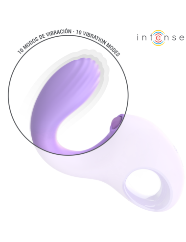 INTENSE - BAXTER VIBRATEUR & STIMULATEUR VIOLET TÉLÉCOMMANDE