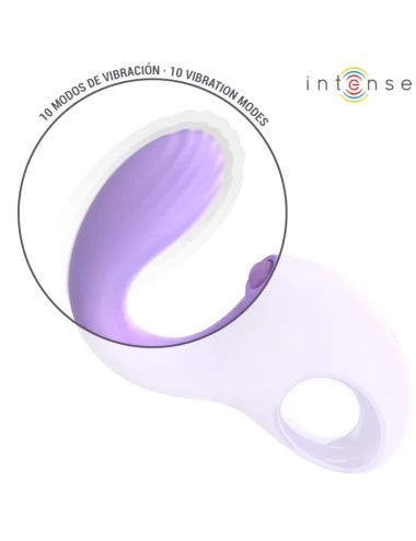 INTENSE - BAXTER VIBRATEUR & STIMULATEUR VIOLET TÉLÉCOMMANDE