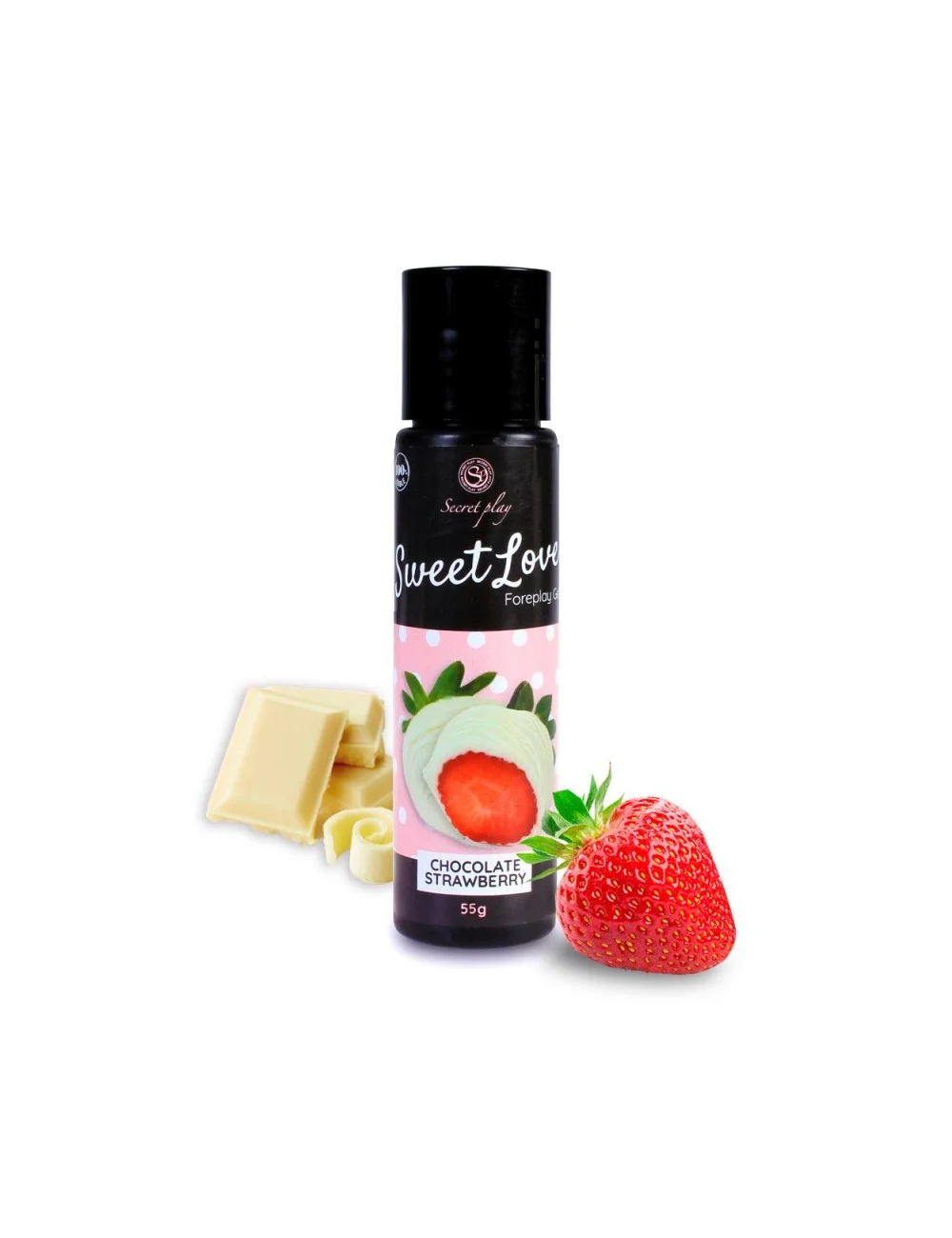 Gel comestible Chocolat blanc et Fraise 3672 - 60 ml Gel comestible Chocolat blanc et Fraise 3672 - 60 ml