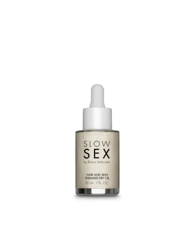 Huile intime sèche brillante - Slow Sex - 30 ml