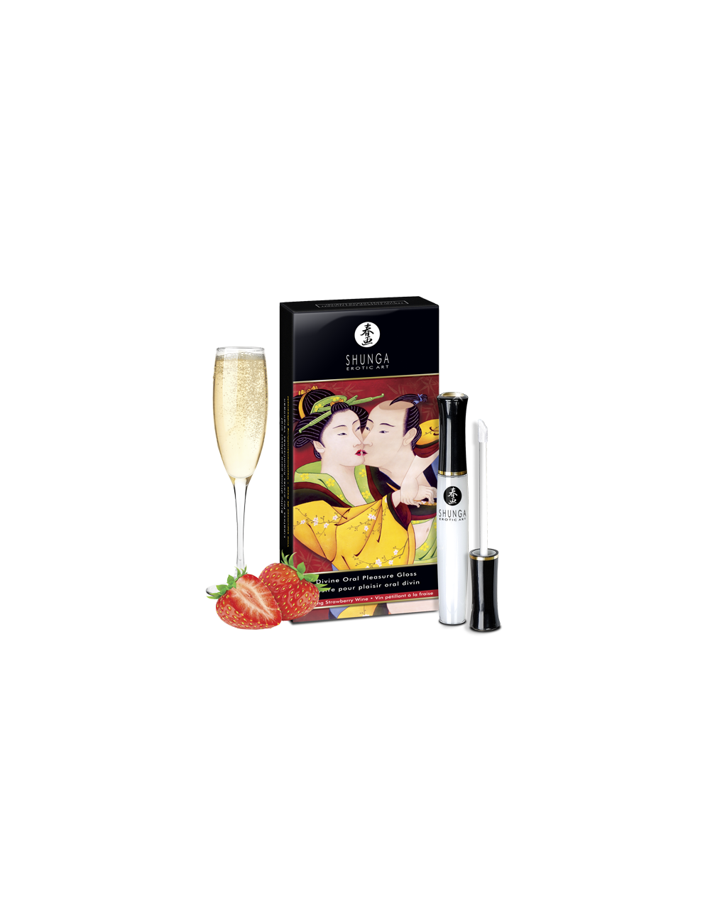 Gloss Plaisir Oral divin - Vin pétillant et fraise Gloss Plaisir Oral divin - Vin pétillant et fraise