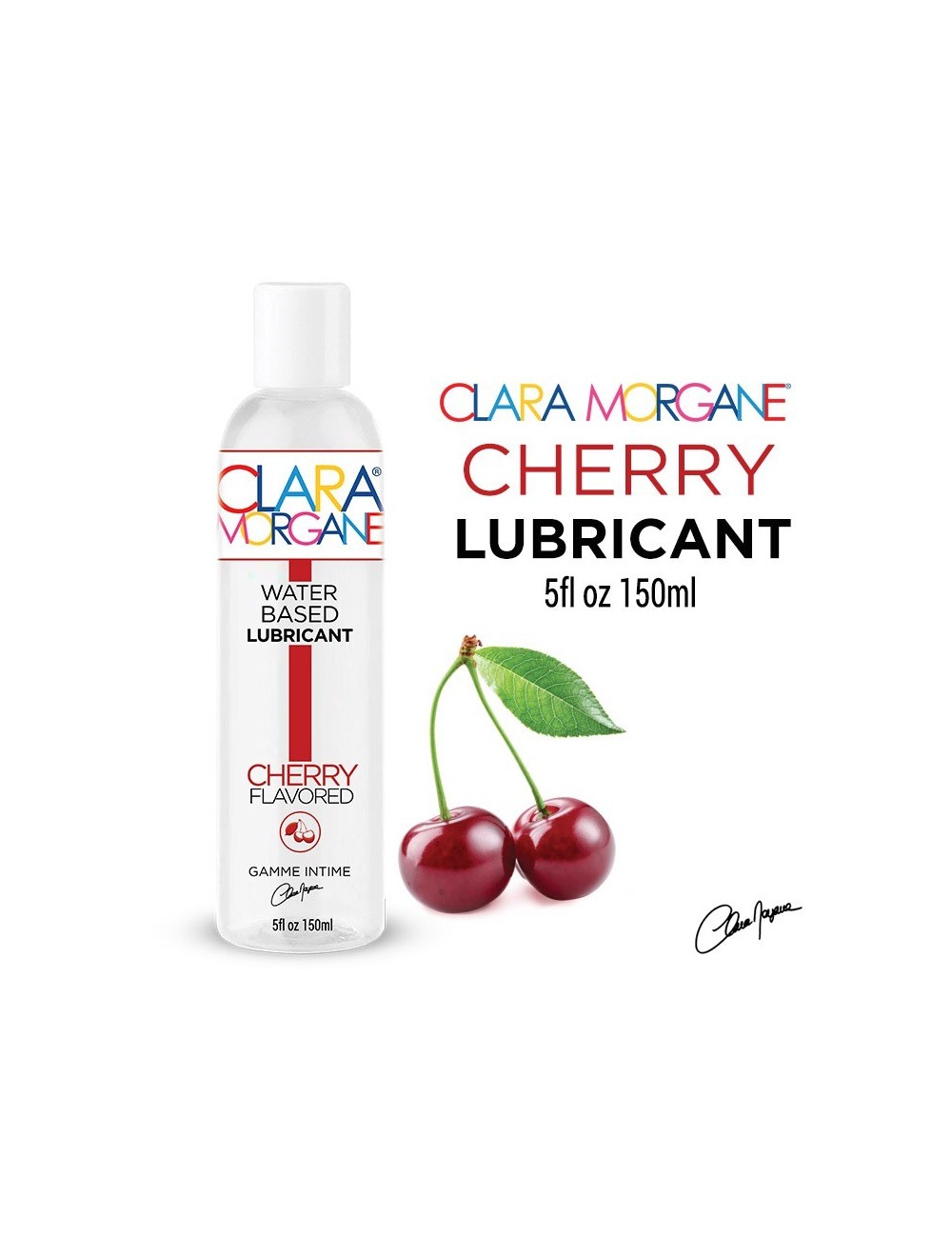 Lubrifiant Cerise 150 ml Clara Morgane Lubrifiant Cerise 150 ml Clara Morgane