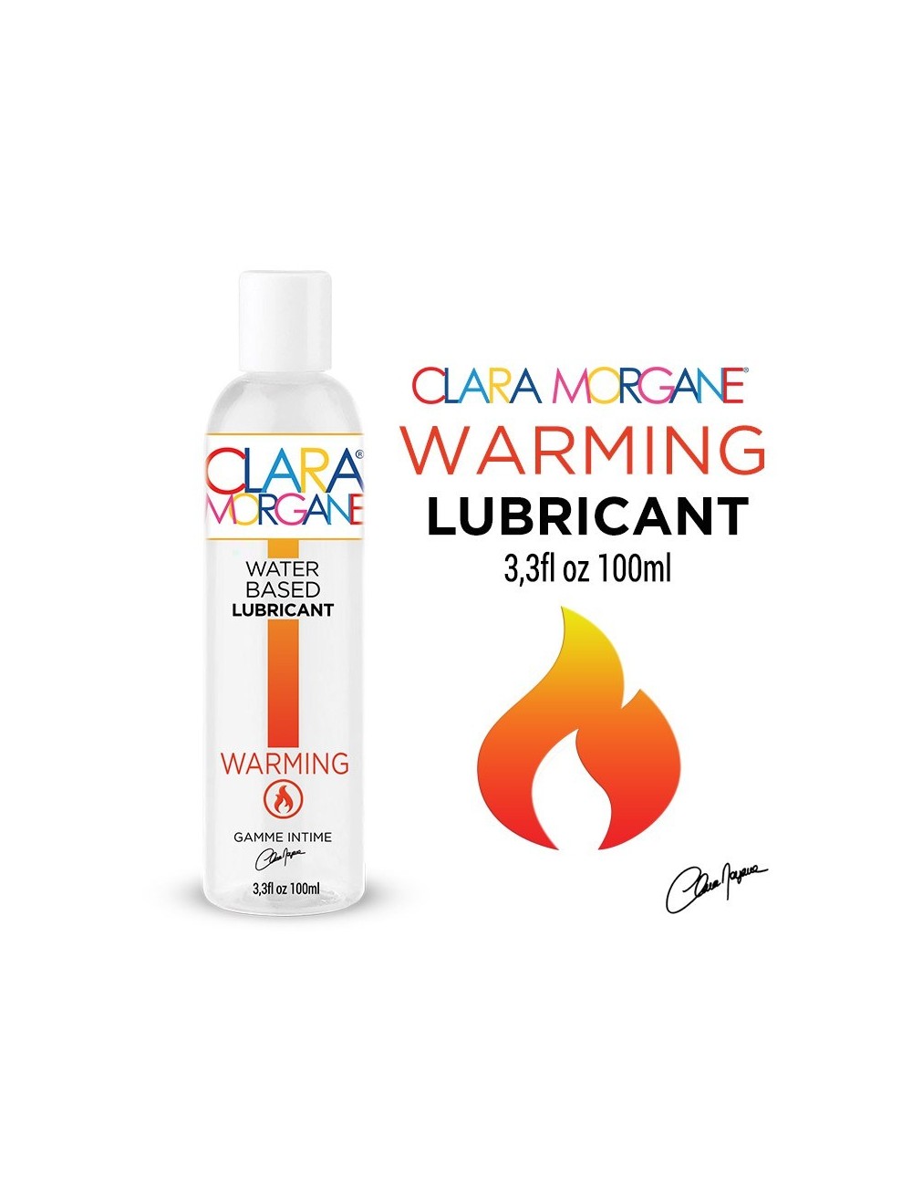 Lubrifiant Warming effet chaud 100 ml Clara Morgane