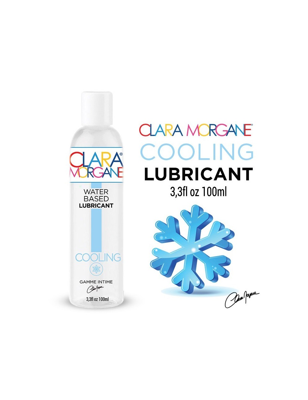 Lubrifiant Cooling effet froid 100 ml Clara Morgane Lubrifiant Cooling effet froid 100 ml Clara Morgane