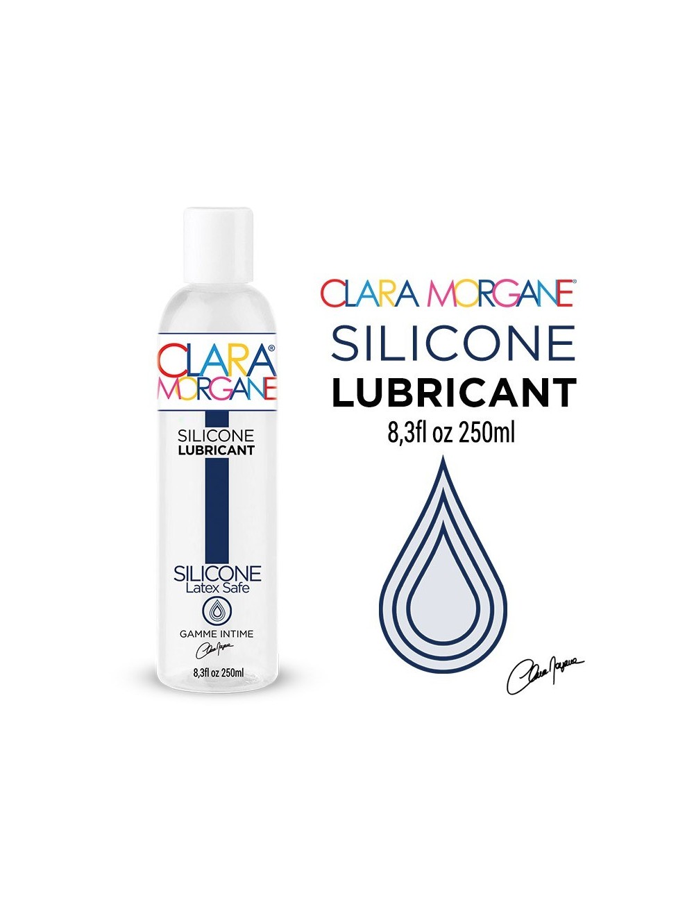 Lubrifiant silicone 250 ml Clara Morgane Lubrifiant silicone 250 ml Clara Morgane