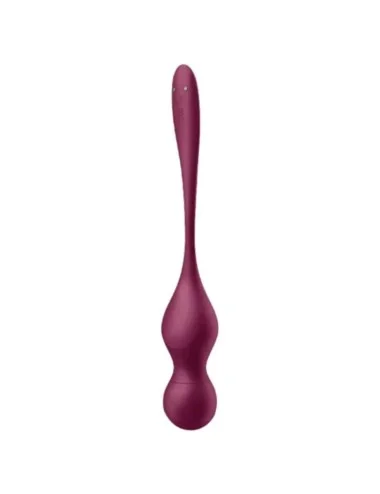 SATISFYER - LOVE BIRDS VARY BALLES VIBRANTES APPLICATION GRATUITE VIN ROUGE