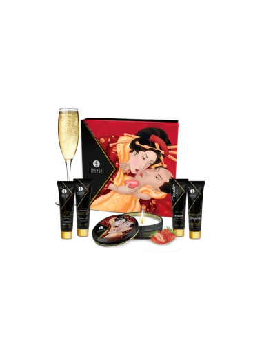 Kit Secret de Geisha - ORGANICA - Vin pétillant à la fraise