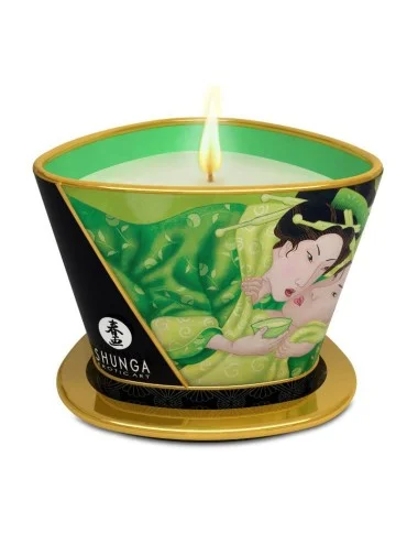 Bougie de massage lueur et caresses - Zenitude Thé vert exotique