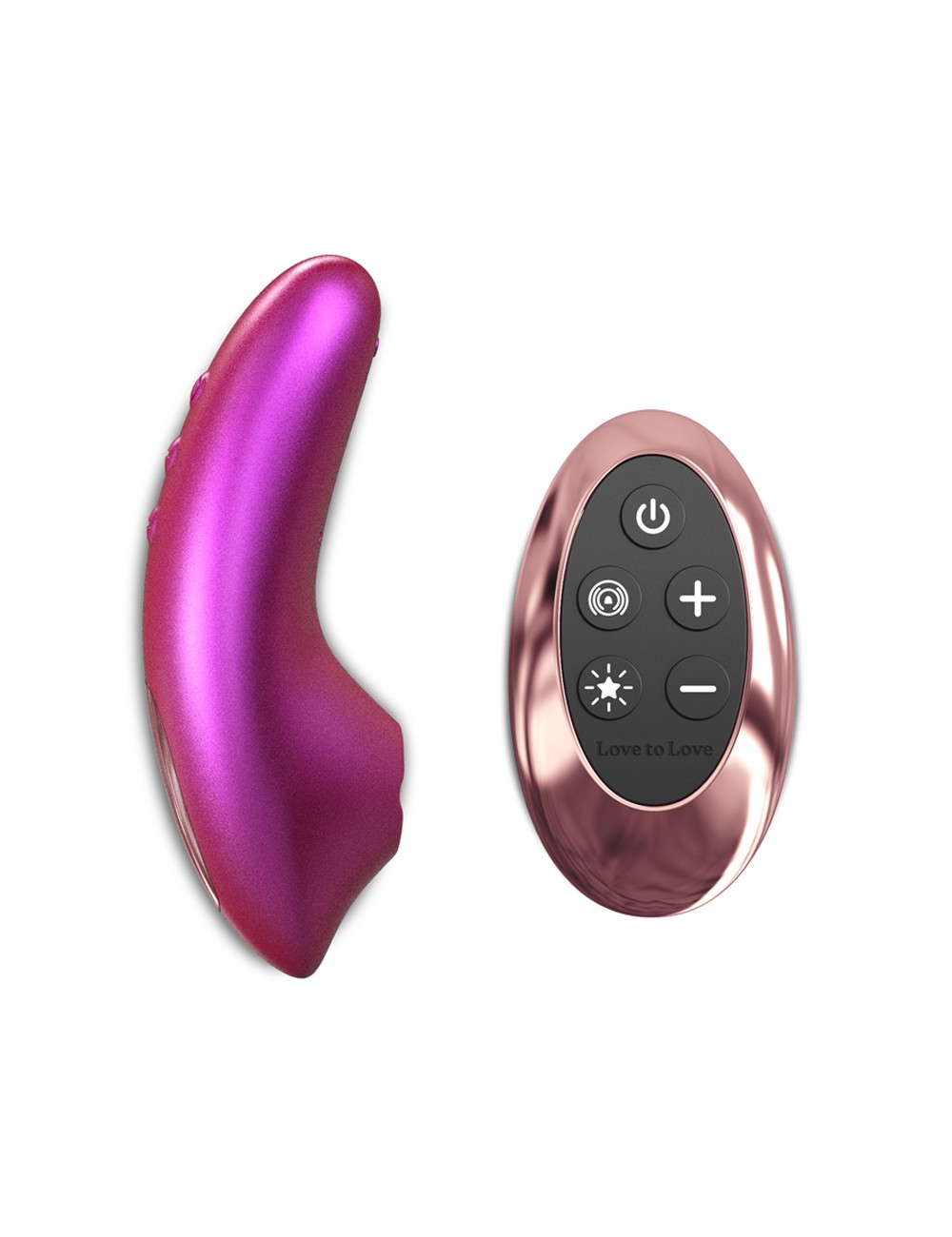 Masseur clitoridien télécommandé Dreamer Iridescent Berry - Love to Love Masseur clitoridien télécommandé Dreamer Iridescent Berry - Love to Love