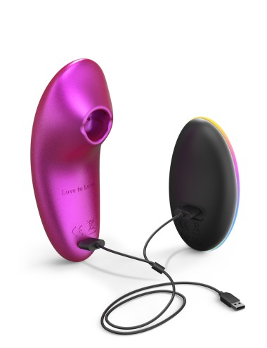 Masseur clitoridien télécommandé Dreamer Iridescent Berry - Love to Love