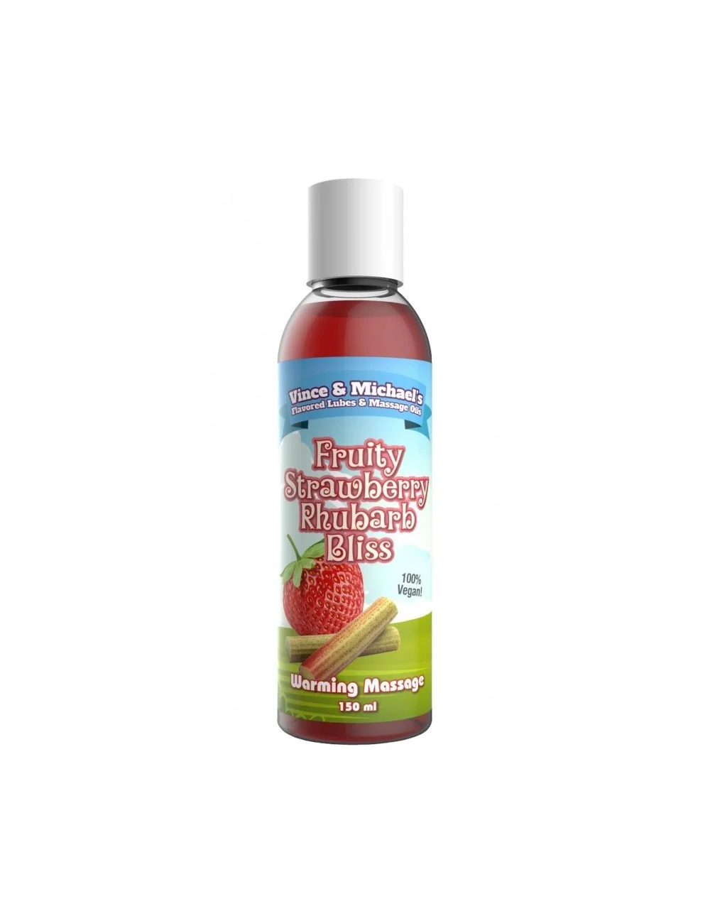 Huile Chauffante V et M Fraise Rhubarbe - 150 ml Huile Chauffante V et M Fraise Rhubarbe - 150 ml