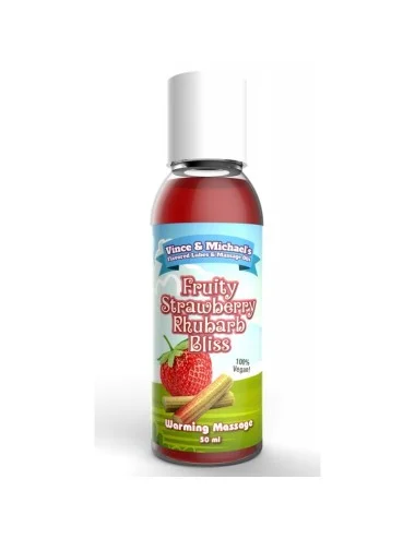 Huile chauffante V et M Fraise Rhubarbe - 50 ml