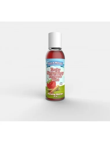Huile chauffante V et M Fraise Rhubarbe - 50 ml