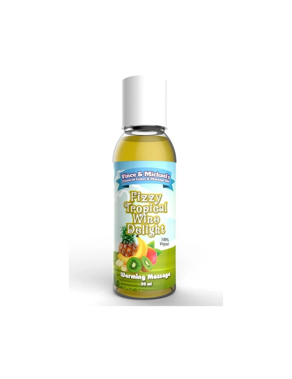 Huile chauffante V et M Vin pétillant aux Fruits exotiques - 50 ml Huile chauffante V et M Vin pétillant aux Fruits exotiques - 50 ml