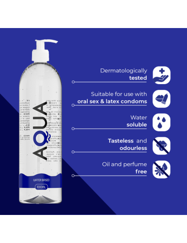 AQUA QUALITY - LUBRIFIANT À BASE D''EAU 1000 ML