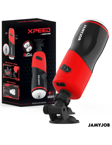 JAMYJOB - MASTURBATEUR VAGIN AUTOMATIQUE XPEED 5 MODES D'ASPIRATION