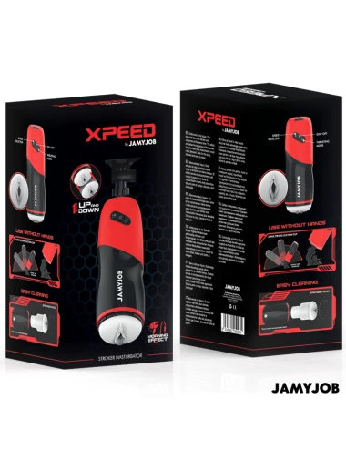 JAMYJOB - MASTURBATEUR VAGIN AUTOMATIQUE XPEED 5 MODES D'ASPIRATION