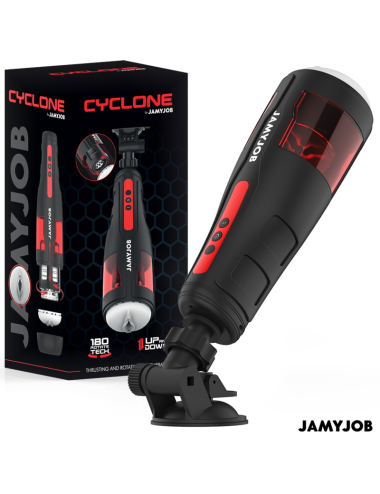 JAMYJOB - MASTURBATEUR VAGIN AUTOMATIQUE STORM 10 MODES D'ASPIRATION ET DE POUSSÉE