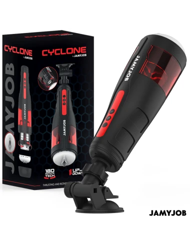 JAMYJOB - MASTURBATEUR VAGIN AUTOMATIQUE STORM 10 MODES D'ASPIRATION ET DE POUSSÉE