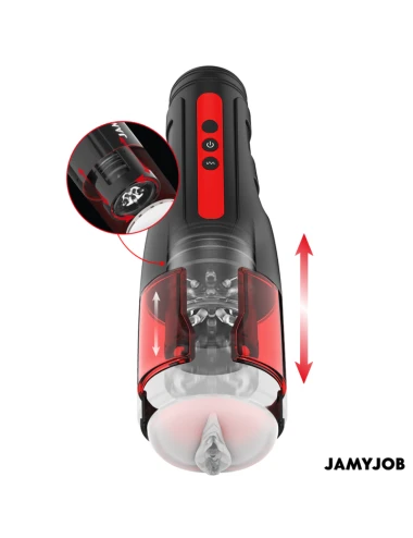 JAMYJOB - MASTURBATEUR VAGIN AUTOMATIQUE STORM 10 MODES D'ASPIRATION ET DE POUSSÉE