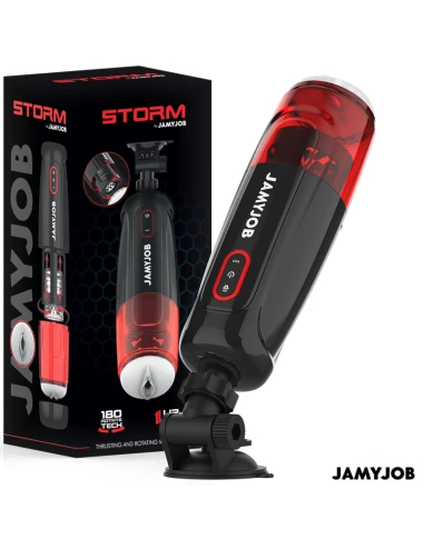 JAMYJOB - MASTURBATEUR VAGIN AUTOMATIQUE CYCLONE 10 MODES D'ASPIRATION ET DE POUSSÉE