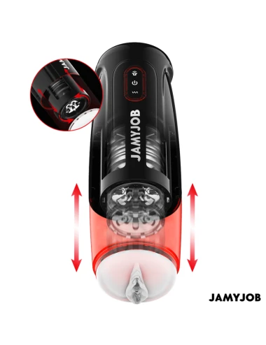 JAMYJOB - MASTURBATEUR VAGIN AUTOMATIQUE CYCLONE 10 MODES D'ASPIRATION ET DE POUSSÉE