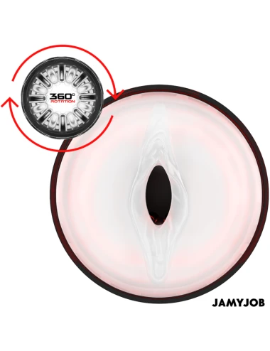 JAMYJOB - MASTURBATEUR VAGIN AUTOMATIQUE CYCLONE 10 MODES D'ASPIRATION ET DE POUSSÉE