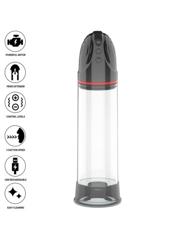 JAMYJOB - POMPE AUTOMATIQUE XPAND 3 NIVEAUX D'ASPIRATION GRIS