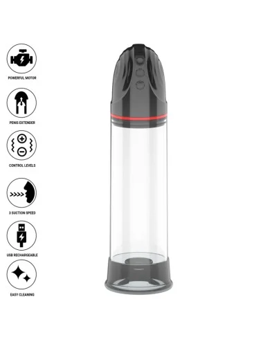 JAMYJOB - POMPE AUTOMATIQUE XPAND 3 NIVEAUX D'ASPIRATION GRIS